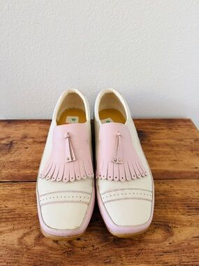 Walter Genuin VIVI Women’s Golf Shoes Linea Stretch - Pink Ivory